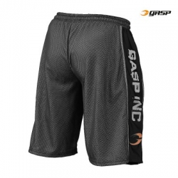 GASP No1 Mesh Shorts Schwarz