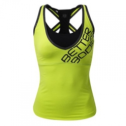 Better Bodies Support 2-layer Top - Lime