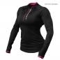 Better Bodies Zipped Longsleeve schwarz pink