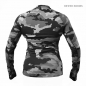 Damen Langarmshirt mit Reiverschluss camo