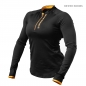 Better Bodies Zipped Longsleeve black orange