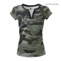 Training-Shirt mit V-Ausschnitt camoflage