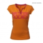 Damen Zumba Shirt mit V-Ausschnitt orange