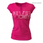 Damen Zumba Shirt mit V-Ausschnitt pink