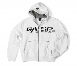 GASP 1,2 Ibs Hoodie, white