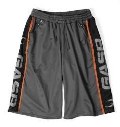 GASP Logo Mesh Shorts, grey
