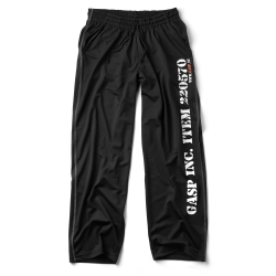 GASP Logo Mesh Pant Schwarz