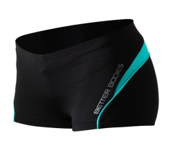 Cherry Hill hotpant - Black/aqua