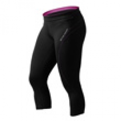 Fitness 3/4 Tights, Black/Sangria