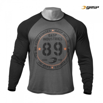 GASP Dunkelgrau Langarmshirt