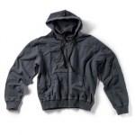 GASP Utility Hoodie Wash Grey Kapuzenjacke grau