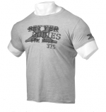 X-print tee - greymelange