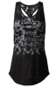 Burnout tank - black