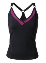 Core deep V-top - Black