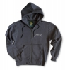 Hochwertige Herren Kapuzen Sweat Jacke (dunkelgrau)
