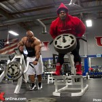 Phil Heath beim Flex Foto-Shooting mit Kai Greene